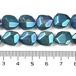 Стеклянные бусины с гальваническим покрытием  EGLA-C009-01A-FR06