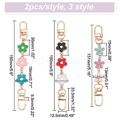 6 шт. 3 удлинителя ремней для сумки из пластиковой эмали в виде цветка&nbsp;FIND-WR0006-37