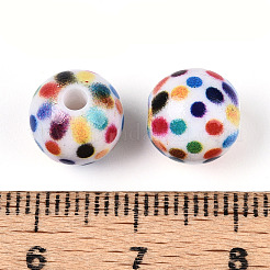 Непрозрачные акриловые бусины&nbsp;MACR-T048-03