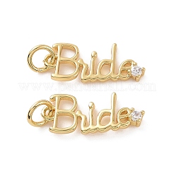 Стойки обшивки латунь микро проложить Циркон подвеску&nbsp;KK-C008-12G