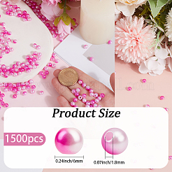 150 г искусственных бусин из АБС-пластика&nbsp;KY-PA0001-05