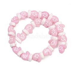 Бусины из стеклянной эмали LAMP-R004-07G