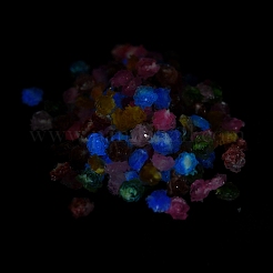 Светящиеся полупрозрачные кабошоны из смолы&nbsp;RESI-K036-03A