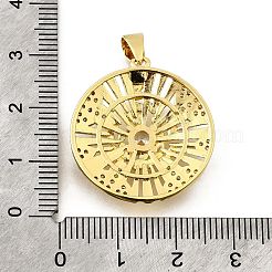 Латунные микро проложить кубического циркония подвески&nbsp;KK-Z104-07G