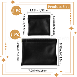 2 шт. 2 размера косметички из искусственной кожи pu&nbsp;ABAG-WH20011-32D