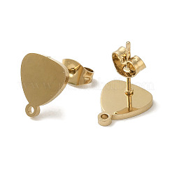 Ионное покрытие (ip) 304 нержавеющая сталь гвоздики фурнитура для сережек STAS-I206-33G