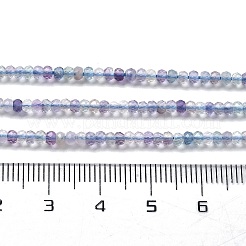 Природных красочные флюорита бисер нитей G-H075-A01-01