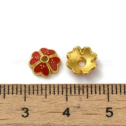 Legierung Emaille-Perlen Kappen&nbsp;LS-FIND-G074-02C