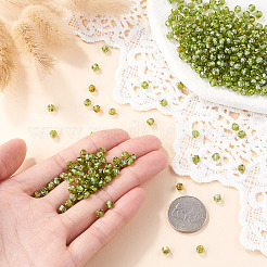Perles de rocaille en verre et peinture à cuisson Picasso&nbsp;SEED-TA0001-62E