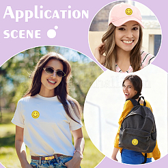 50 шт. аппликации с улыбающимся лицом&nbsp;PATC-ME0001-35