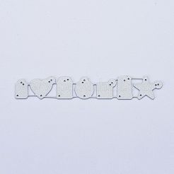 Углеродистая сталь разрезает трафареты&nbsp;LS-DIY-K026-07