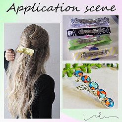 Фурнитура утюг волос заколка IFIN-SC0001-63B