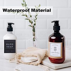 4 пакет 4 вида ПВХ самоклеящиеся наклейки для сортировки и хранения в ванной STIC-CP0001-03