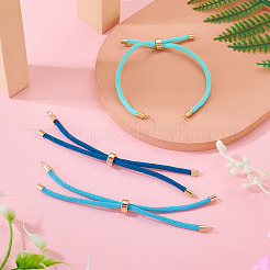 3 Stück geflochtene Polyesterkordel zum Herstellen eines runden Armbands&nbsp;MAK-TA0001-38A
