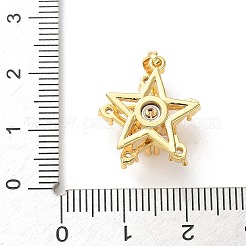 Латунные микропаве прозрачные подвески с фианитом&nbsp;LS-ZIRC-D276-01G-I