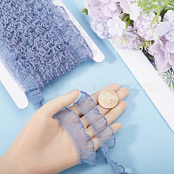 10 ярд плиссированной кружевной отделки из полиэстера OCOR-GF0003-52A