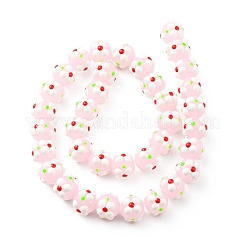 Бусы лэмпворк ручной работы LAMP-A154-05M