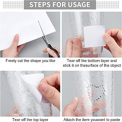 10 лист двухстороннего скотча для ПЭТ AJEW-BC0001-72