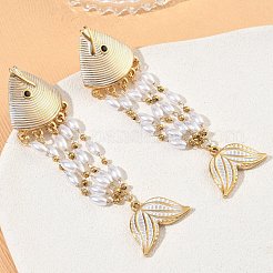 Pendientes de botón de esmalte de acero inoxidable 304 para mujer&nbsp;SA-CBA7107-02G