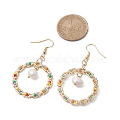 Золотые серьги-кольца из нержавеющей стали 304 EJEW-MZ00126