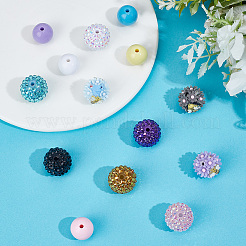 6 Stück 6 Farben handgefertigte Polymer Clay Perlen&nbsp;CLAY-PA0001-47