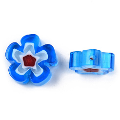 Millefiori a mano fili di perline di vetro&nbsp;LAMP-N029-017D-17