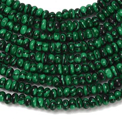 Синтетического малахита бисер нитей G-L635-A22-4x2mm