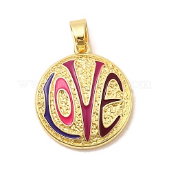 Латунь эмаль подвески&nbsp;KK-I378-19G-A