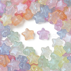 200 шт. Светящиеся акриловые бусины MACR-FS0001-78