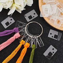 3 пакетик акриловых ниток для намотки досок AJEW-GF0011-67B