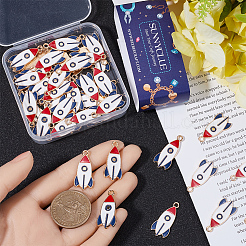 50 шт. Подвески из сплава с эмалью&nbsp;ENAM-SC0005-85