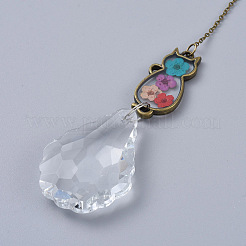 Хрустальная люстра призмы AJEW-G025-D07