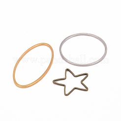 Латунные соединительные колечки KK-MSMC010-M