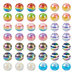 Perline in resina a strisce 28 pz 11 colori&nbsp;RESI-TA0001-75