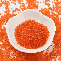 Стеклянные бусины прозрачных цветов&nbsp;SEED-S042-11B-09