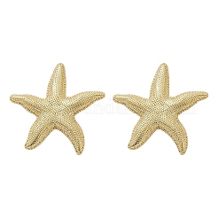 Латунь серьги EJEW-R032-06G