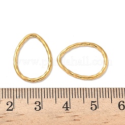 Витые каплевидные соединительные кольца из нержавеющей стали 304&nbsp;STAS-L300-007G