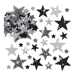 66 Stück 12 Stile Stern Glitzer Hotfix Strass&nbsp;FIND-PH0023-18