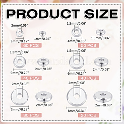 240шт 6 стиля латунные бусины&nbsp;KK-ME0001-69S