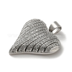 Покрытие стойки латунь микропаве прозрачные подвески из кубического циркония&nbsp;KK-R158-12P