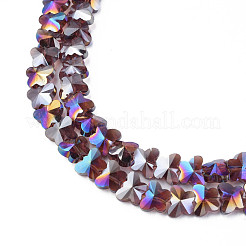 Гальванизируйте прозрачное стекло бисер нитей&nbsp;EGLA-N002-20A-C02