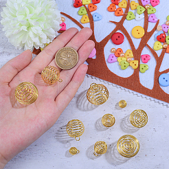 40шт 4 размера подвески из железной проволоки&nbsp;IFIN-CJ0001-40G