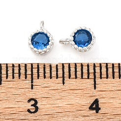 Латунные микро проложить кубического циркония подвески KK-Z089-11S-02