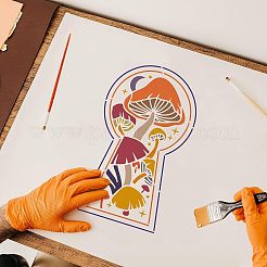 Modelli di stencil per pittura da disegno riutilizzabili in plastica&nbsp;DIY-WH0202-272