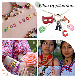 100 шт. Непрозрачные акриловые бусины&nbsp;OACR-DR0001-01