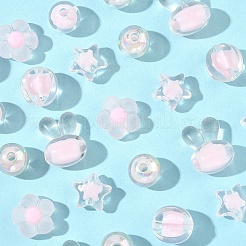 60 г 6 стиля прозрачных акриловых бусин наборы&nbsp;TACR-YW0002-50