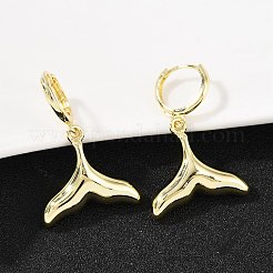 Boucles d'oreilles en laiton&nbsp;EJEW-Q036-03D-G