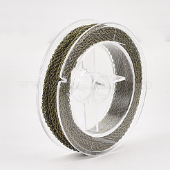 Паяные латунные покрытые железные веревочные цепи CH-T002-04AB