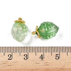 Прозрачные стеклянные подвески GLAA-P072-03G-07