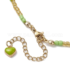 Стеклянные бусины и цветы ручной работы из бисера в технике лэмпворк NJEW-MZ00065-02